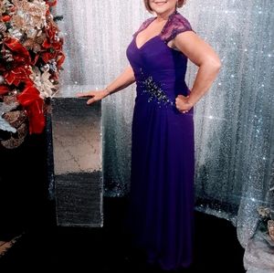 Purple Evening Dress